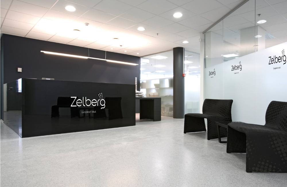  Zelberg оформление офиса, брендирование офиса